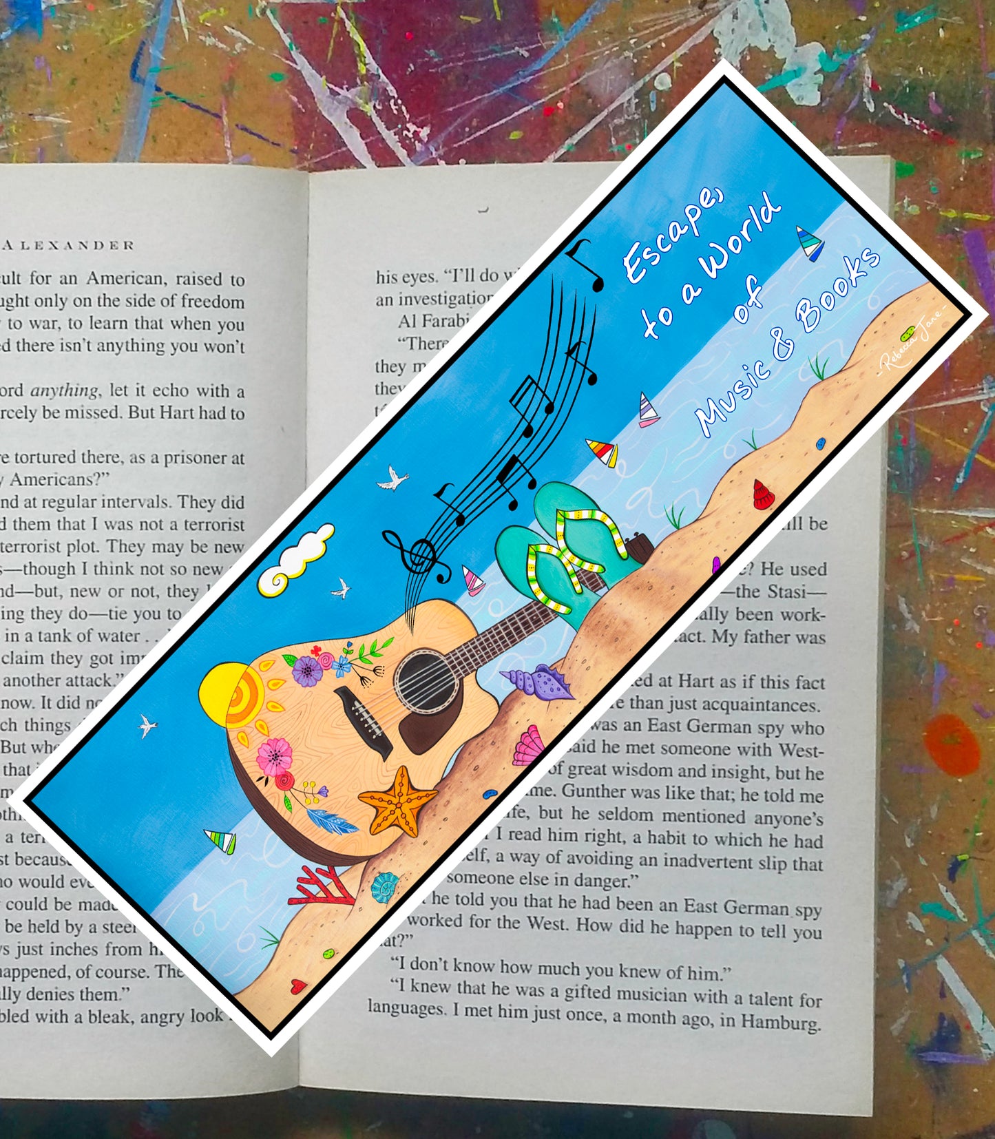 A World of Music & Books Bookmark