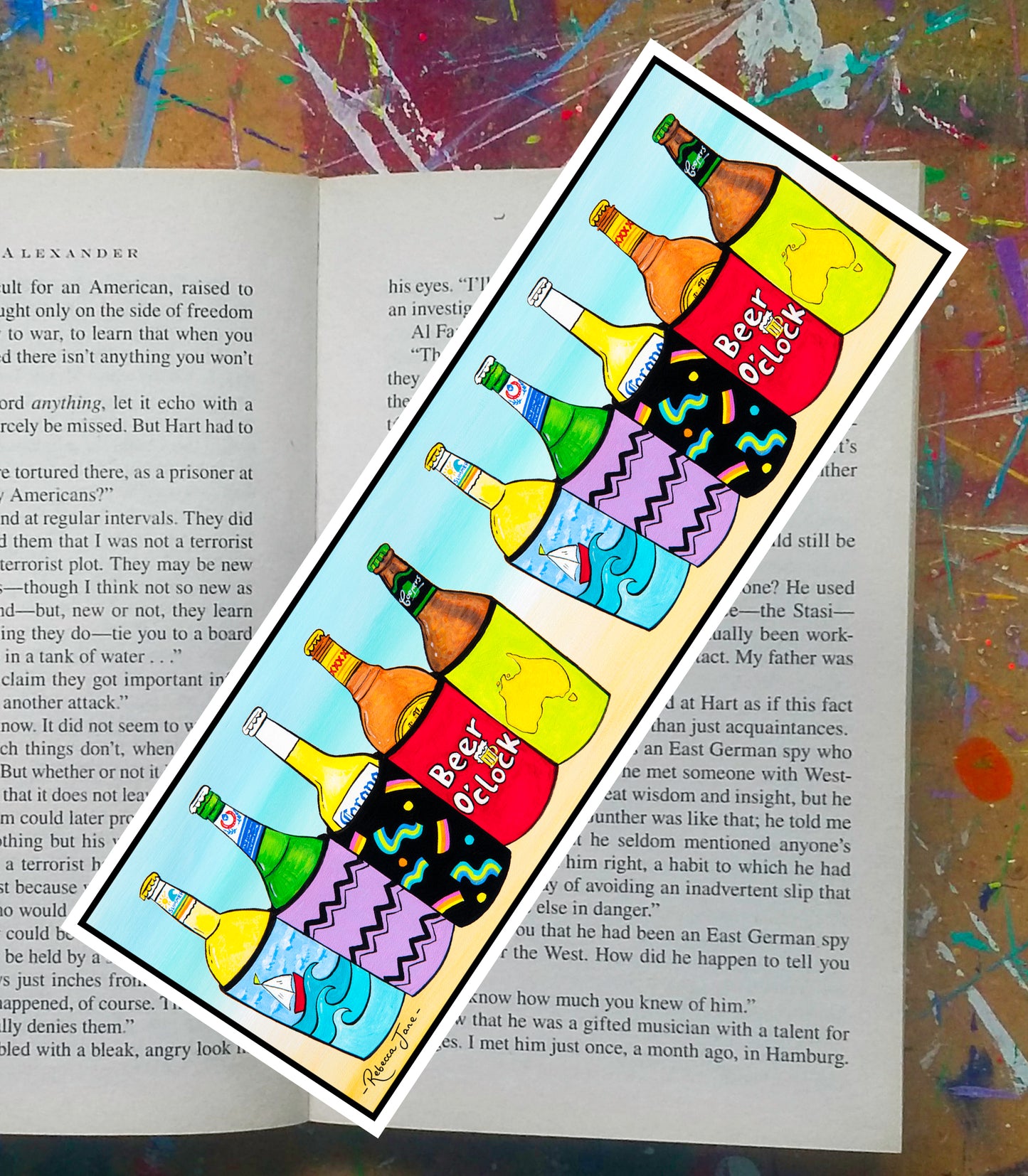 Beach Beers Bookmark