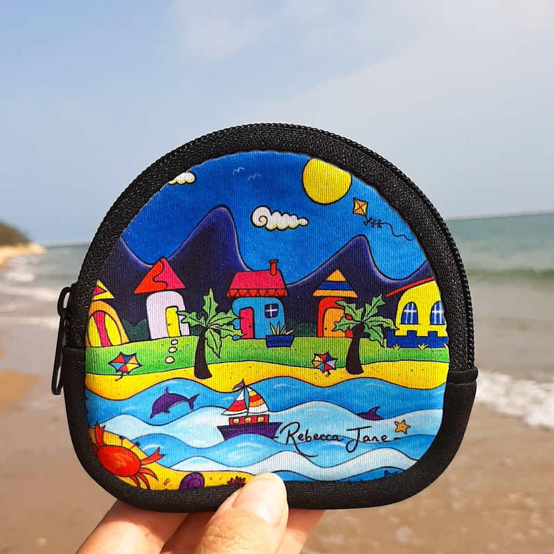 Beach Town Coin Pouch