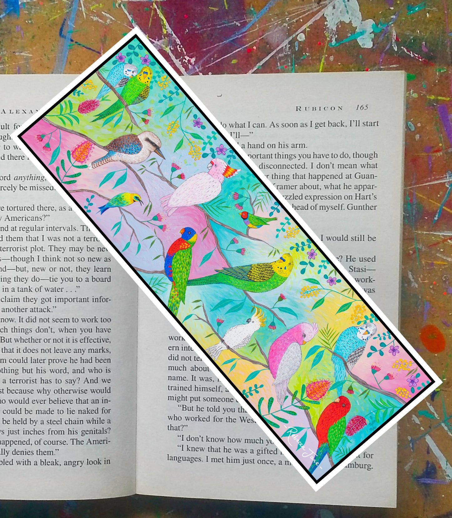 Colourful Birds of Australia Bookmark