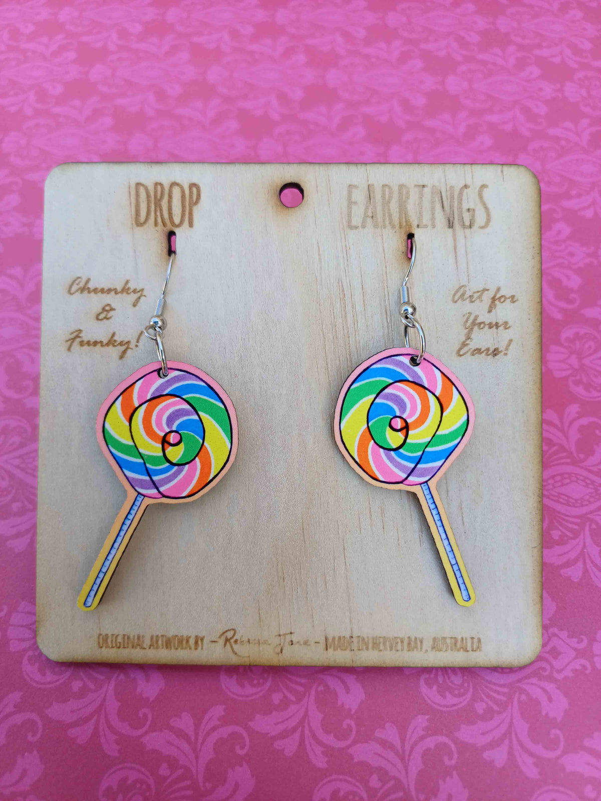 Lollipop Drop Earrings