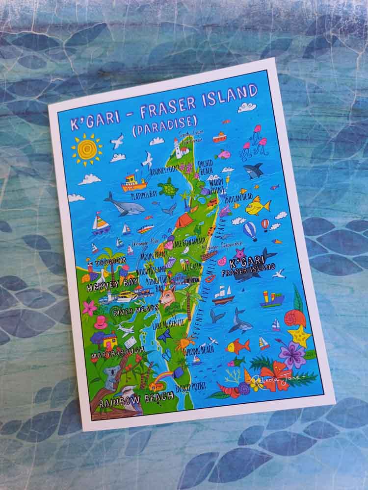 Funky Fraser Greeting Card