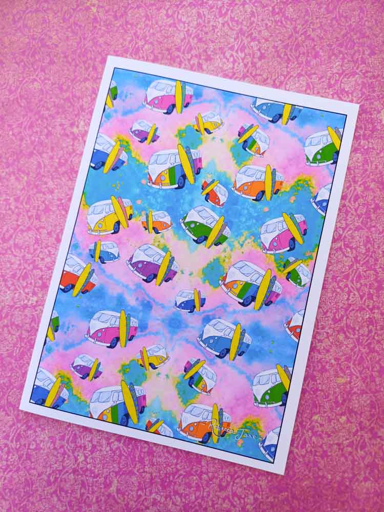 Krazy Kombis Greeting Card
