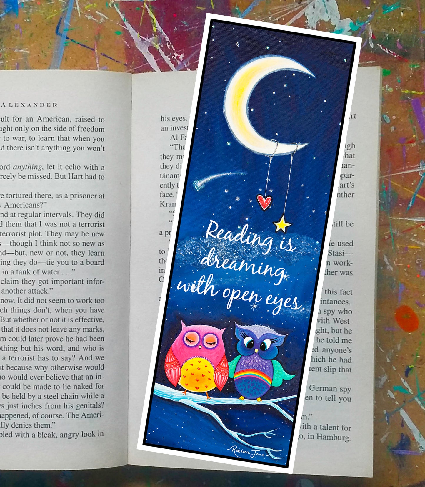 Night Owls - Portrait Bookmark