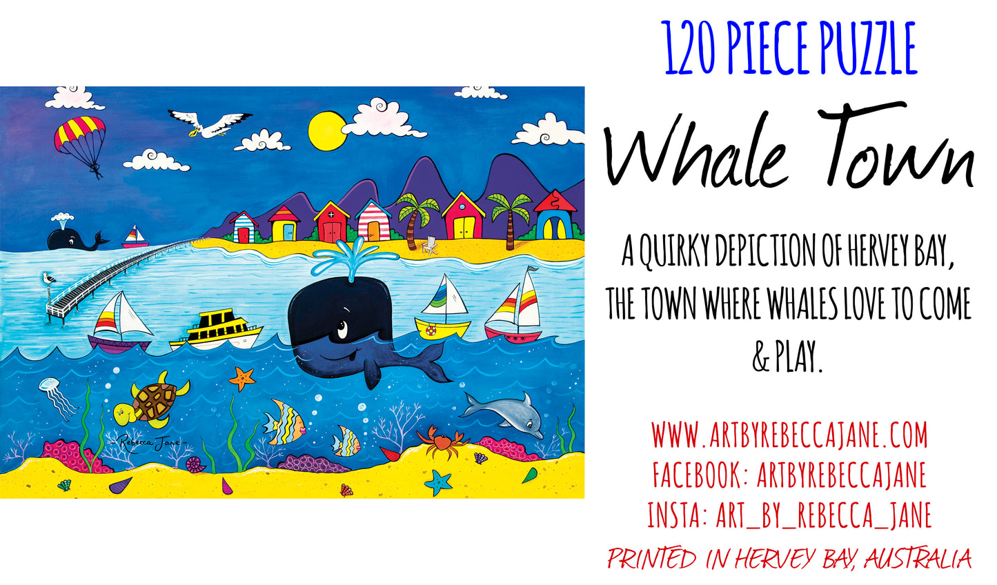 Whale Town 120 Piece Puzzle