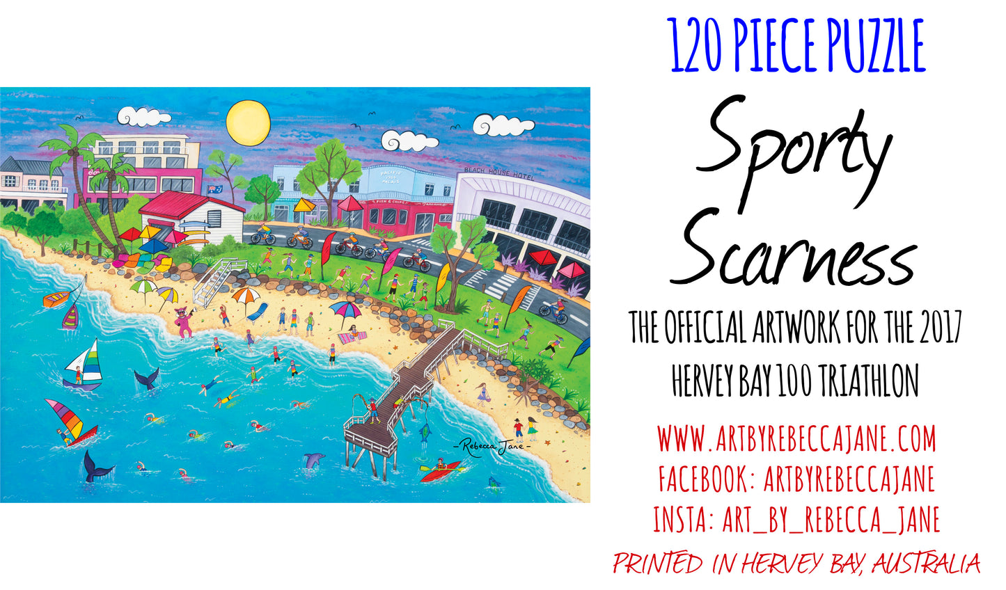 Sporty Scarness 120 Piece Puzzle