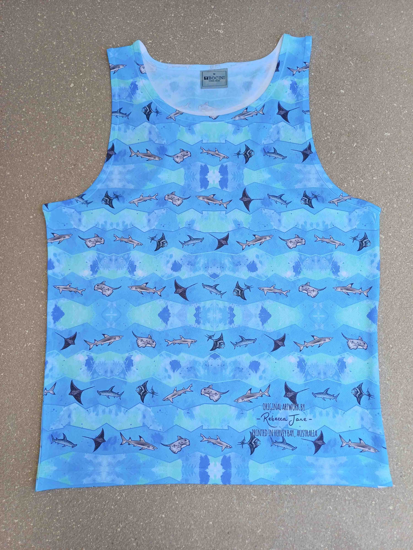 Deep Blue Singlet