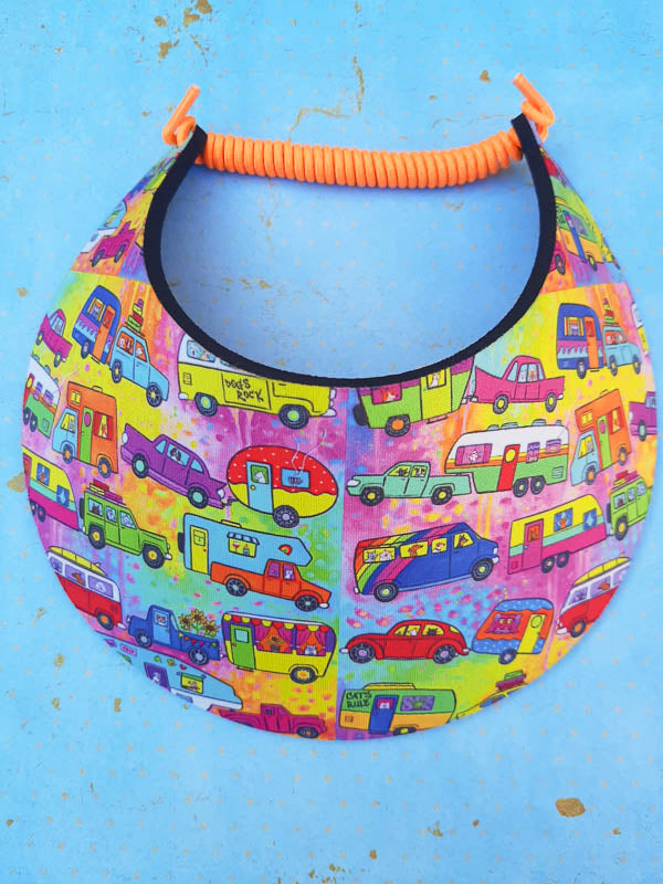 Rainbow Road Trip Visor