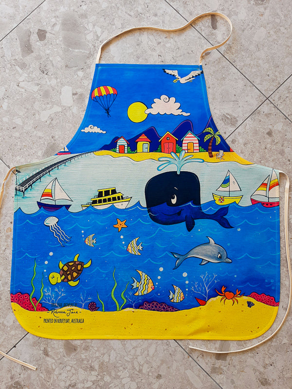 Whale Town Apron