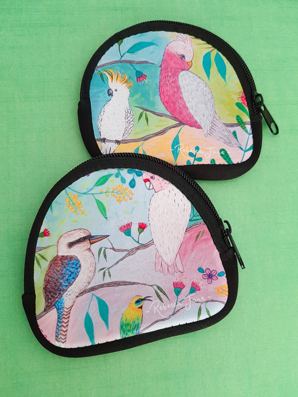 Colourful Birds of Australia Coin Pouch