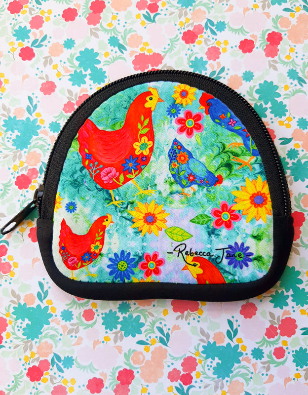 Garden Chooks Coin Pouch