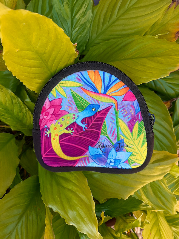 Groovy Gecko Coin Pouch