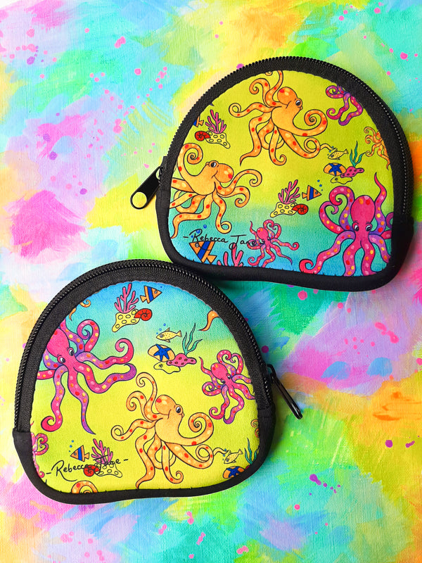 Octopus's Garden Coin Pouch