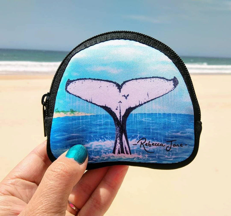 Whale Tail Coin Pouch