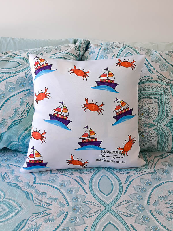 Beach Town Cushion Cover