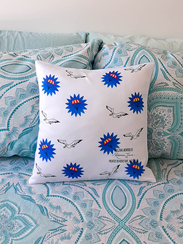Whale Town Cushion Cover