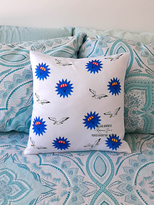 Whale Town Cushion Cover