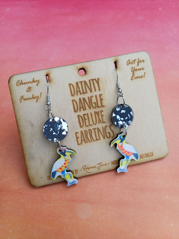 Ibis Dainty Dangle Deluxe Earrings
