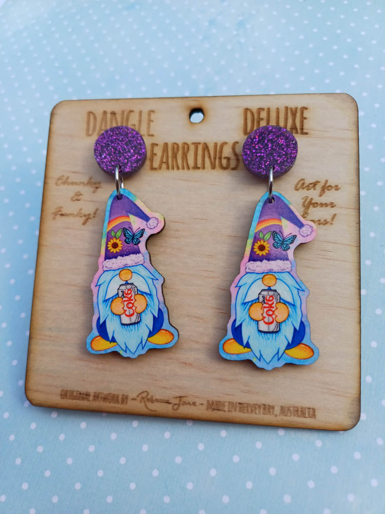 Gnome Dangle Deluxe Earrings