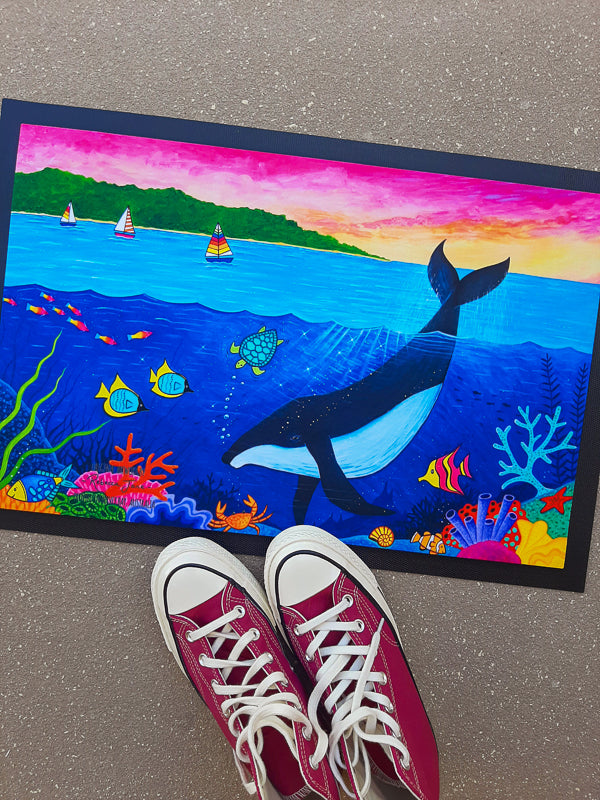 Under the Bay Door Mat