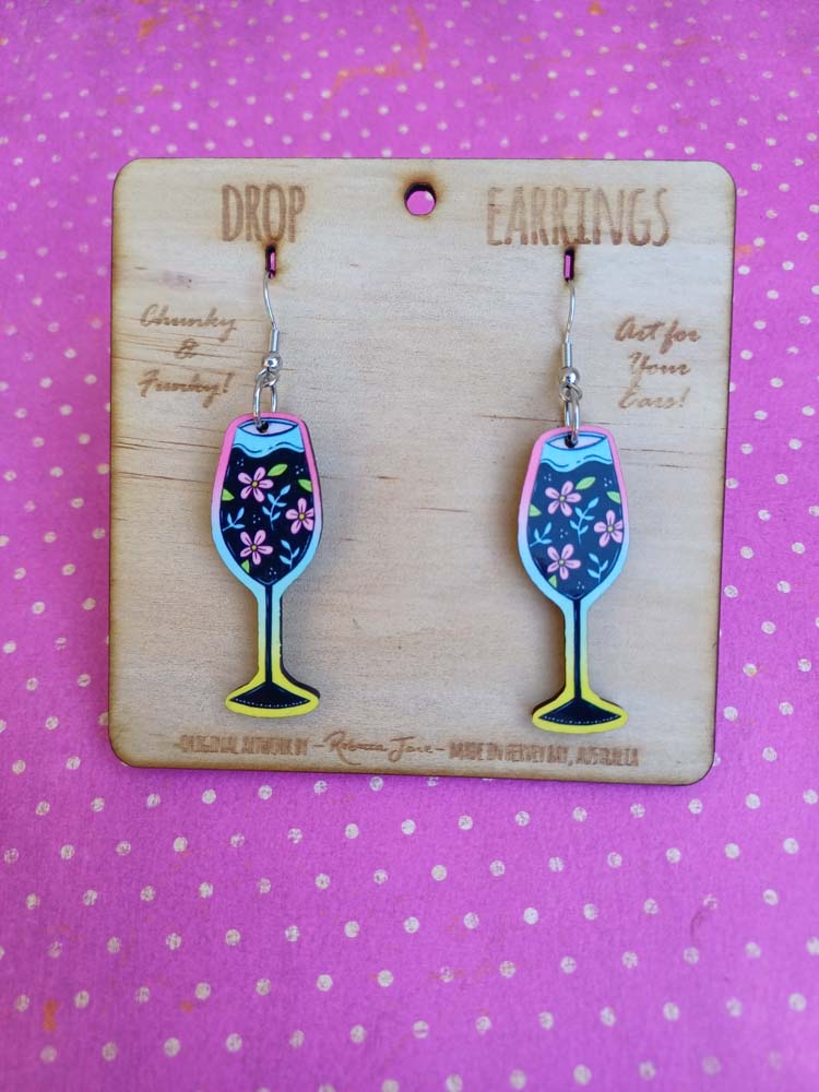 Champagne Drop Earrings