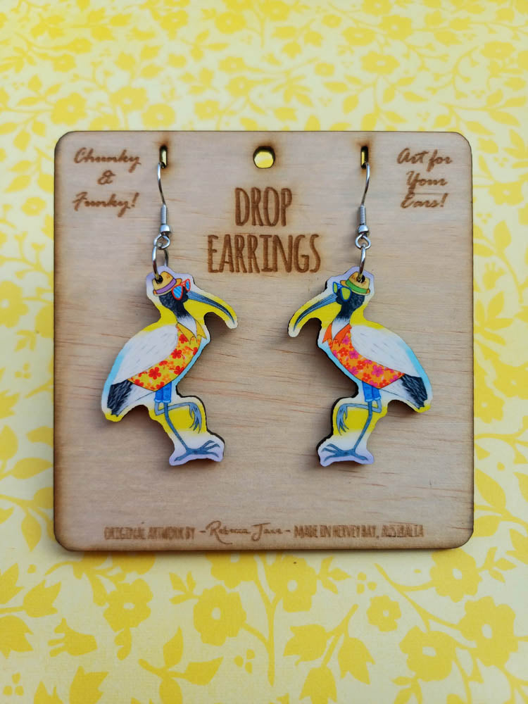 Ibis Drop Earrings