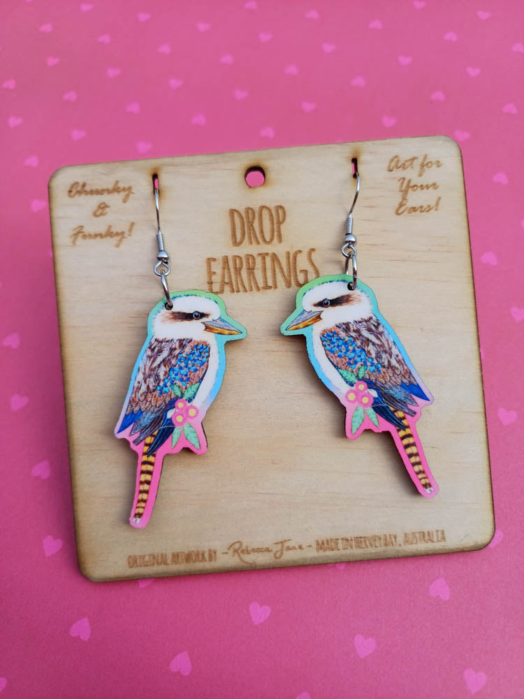 Kookaburra Drop Earrings