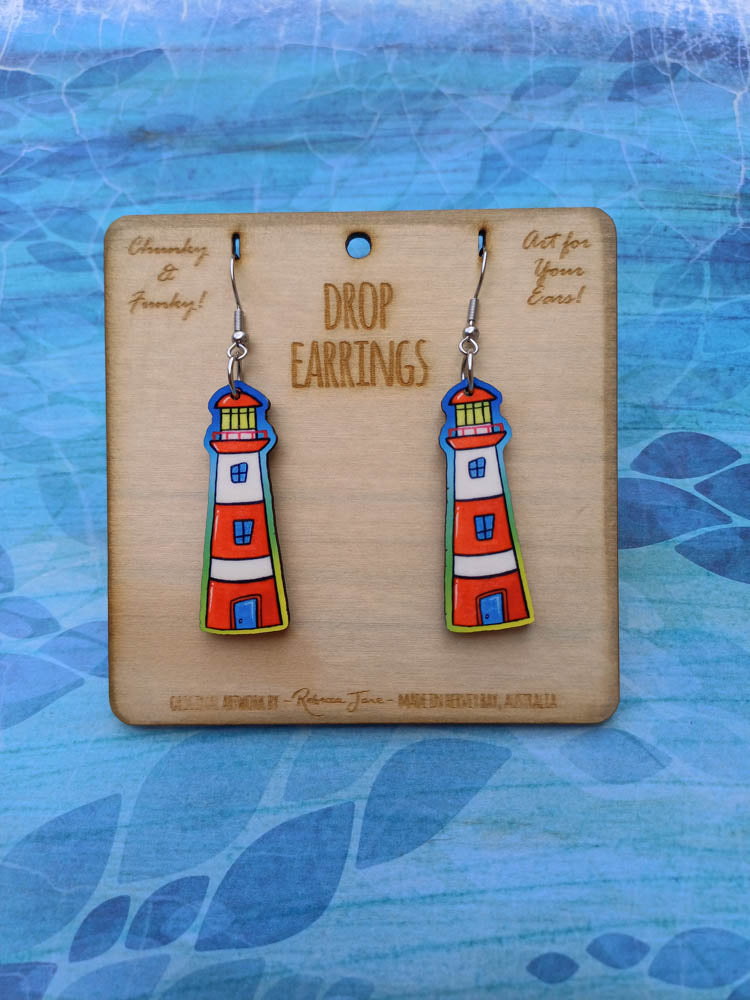 Lighthouse Drop Earrings