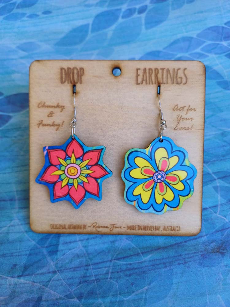 Summer Flowers Drop Earrings