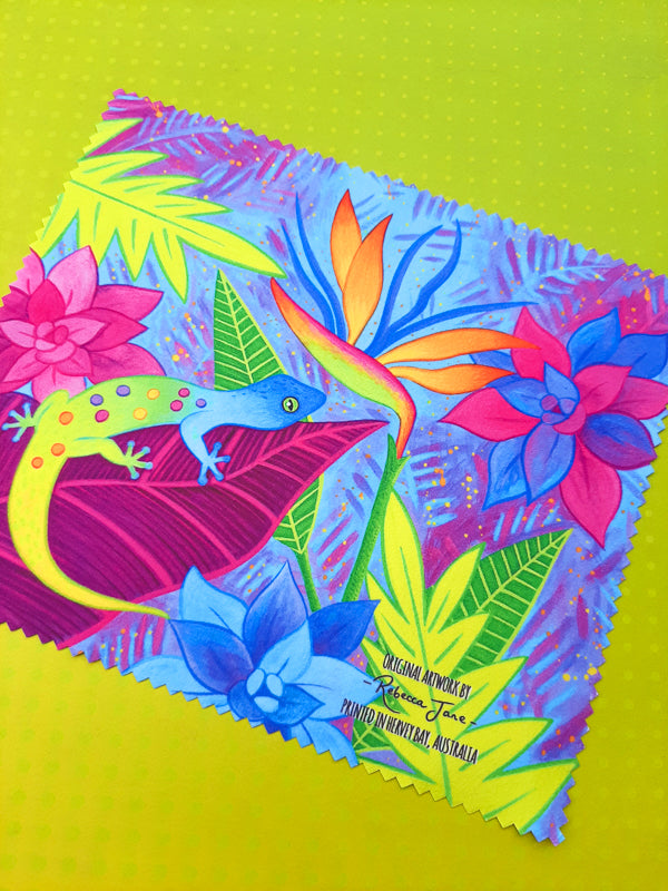 Groovy Gecko Lens Cloth