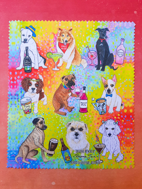 Party Pups Lens Cloth