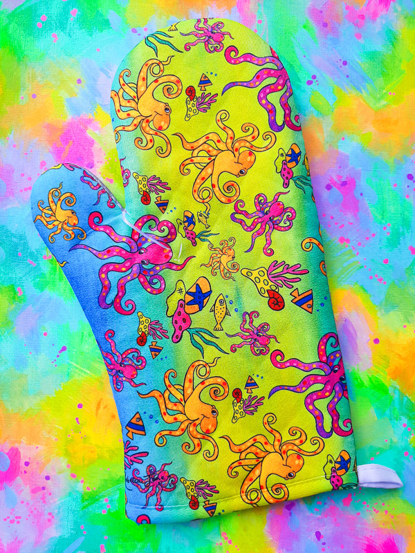 Octopus's Garden Oven Mitt