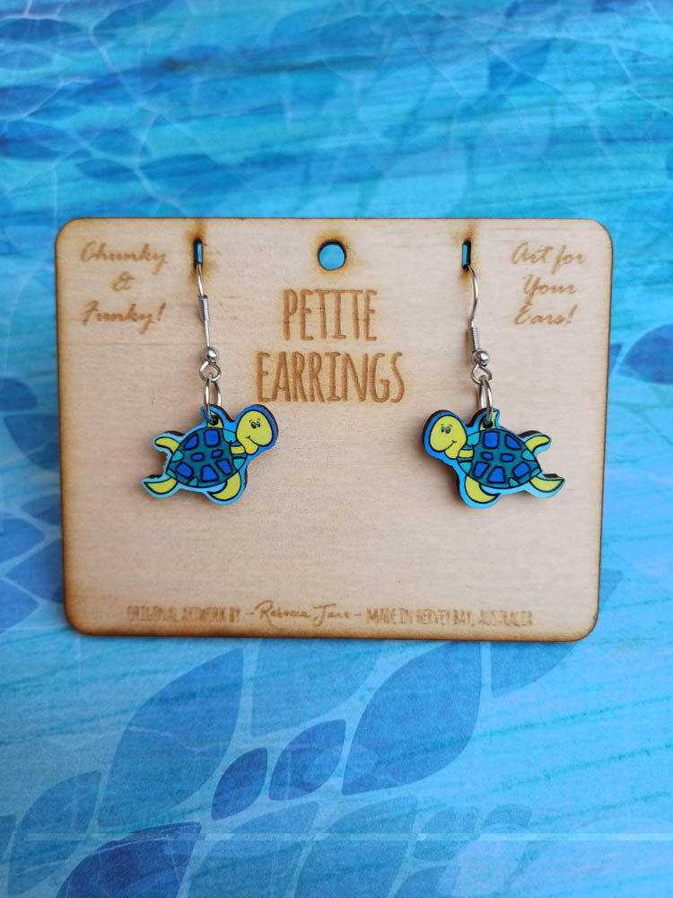 Happy Turtle Petite Earrings