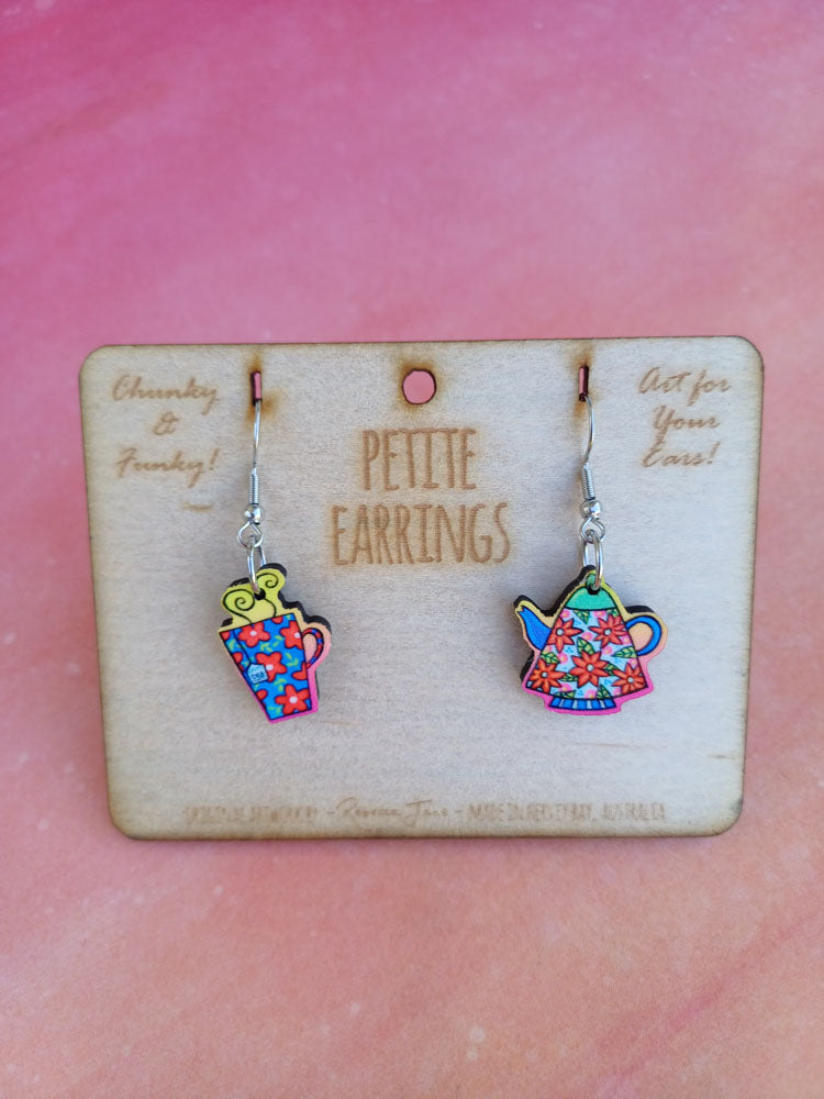 Tea Set Petite Earrings