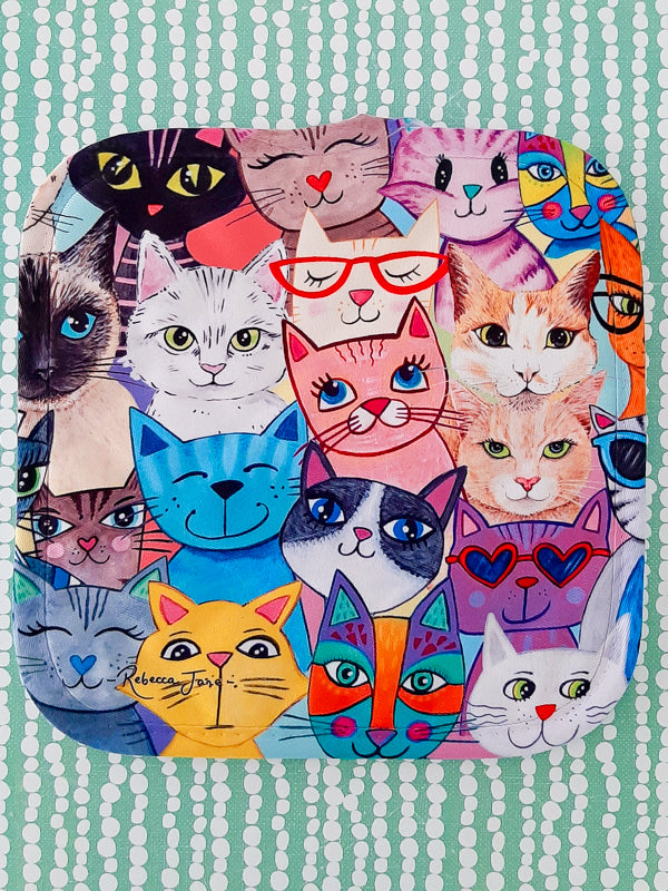 Colourful Cats Pot Holder