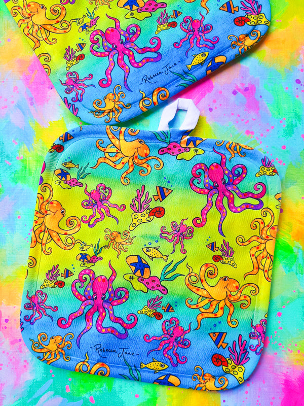 Octopus's Garden Pot Holder