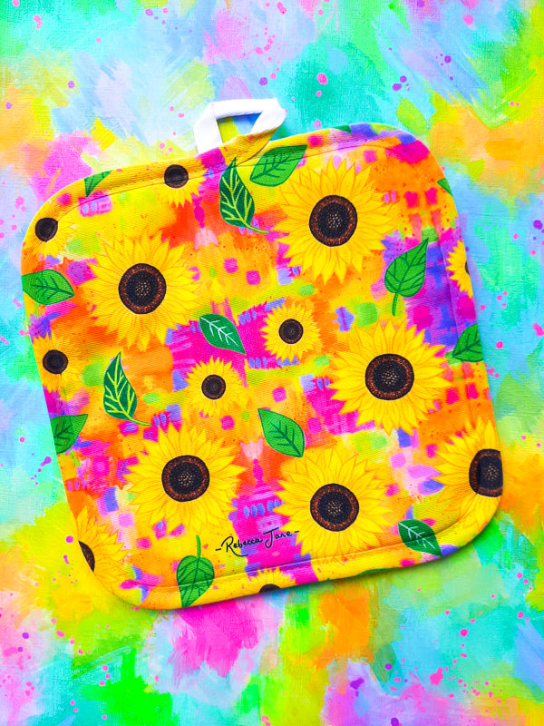 Sunflower Dreaming Pot Holder