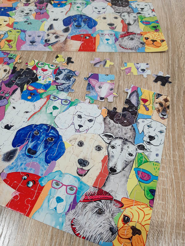 Dashing Dogs 120 Piece Puzzle