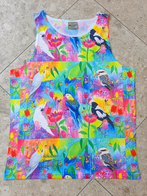 Springtime Birds & Blooms Singlet