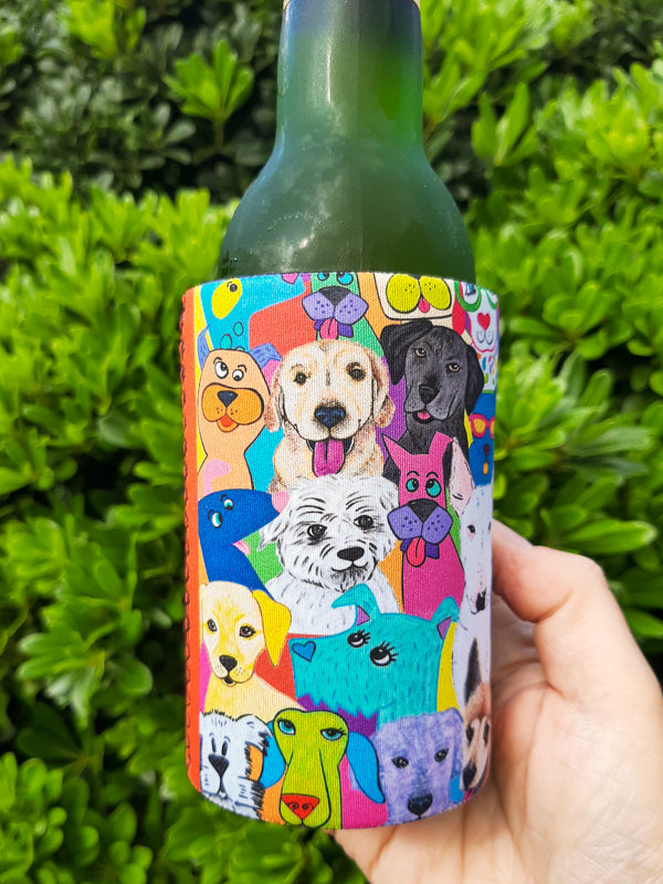 Dashing Dogs Stubby Cooler