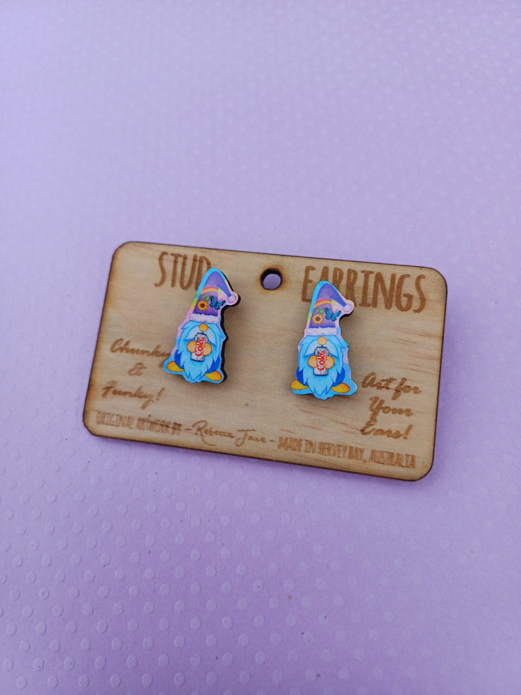 Gnome Stud Earrings