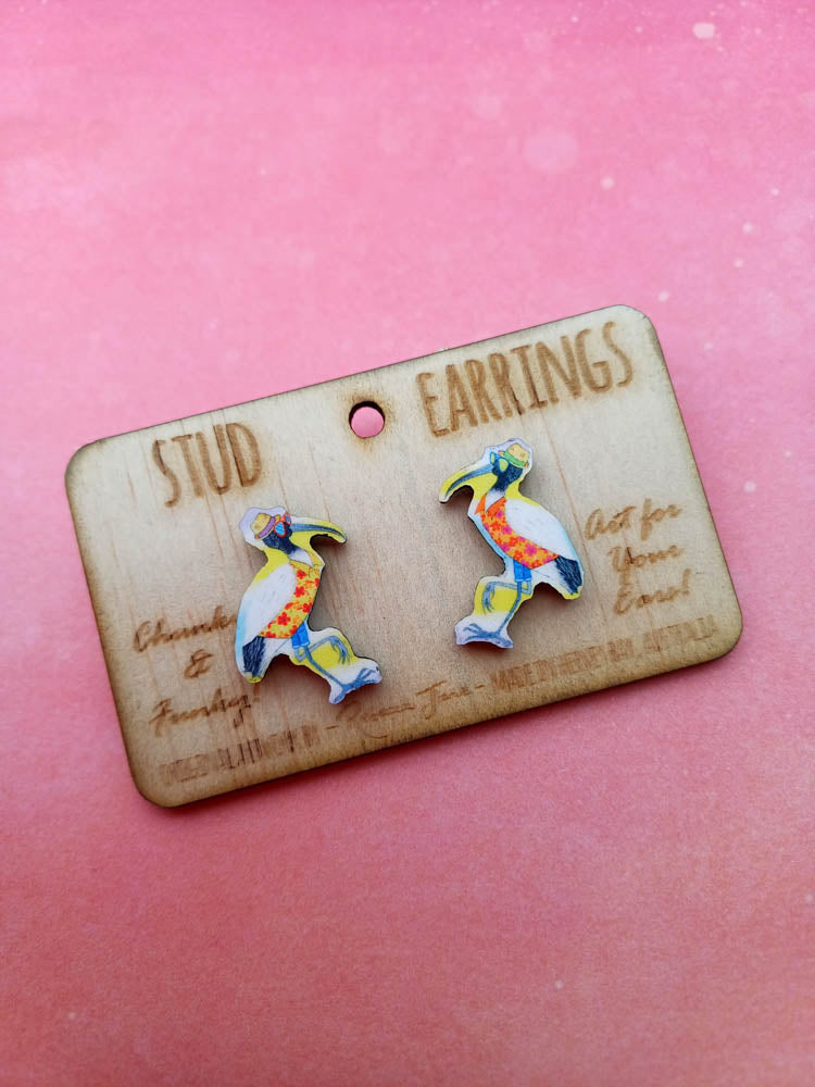 Ibis Stud Earrings