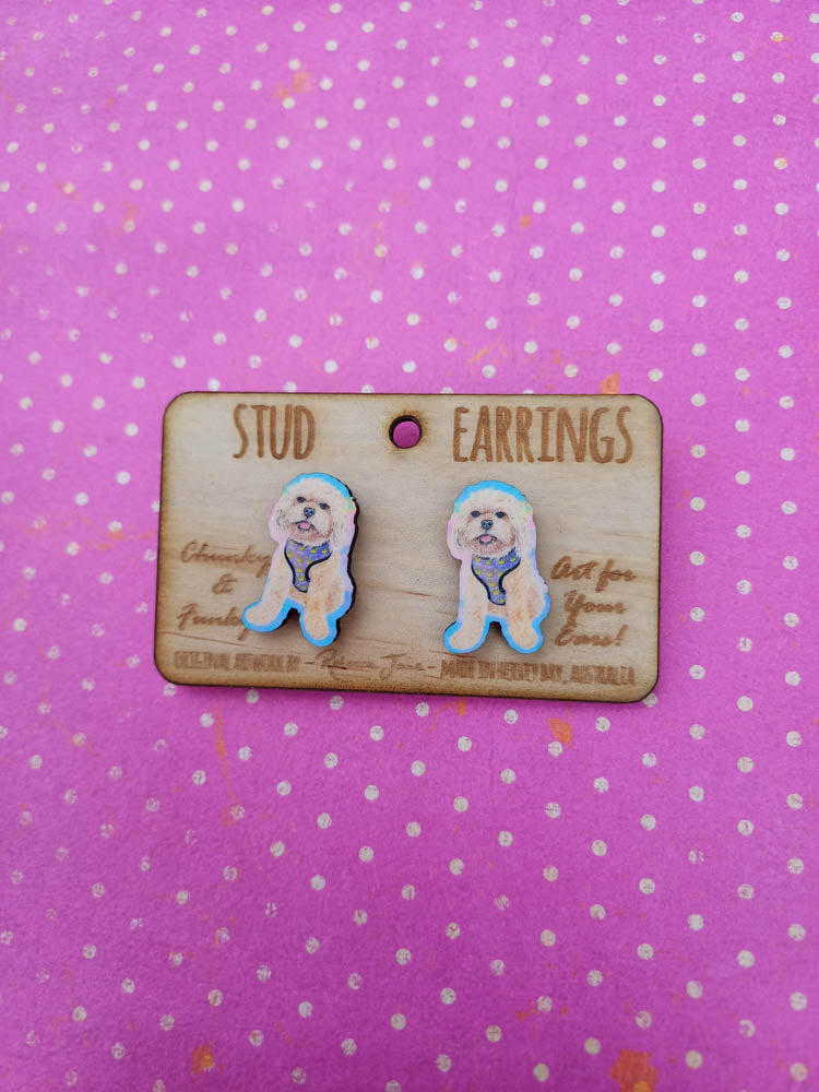 Krazy Jazz Stud Earrings