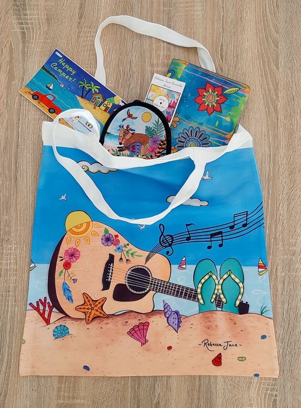 Tunes by the Sea Tote Bag