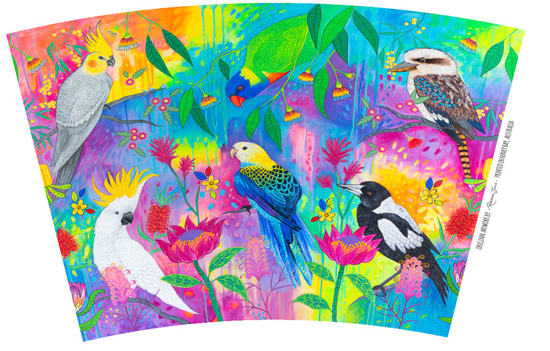 Springtime Birds & Blooms Travel Mug - Stainless Steel