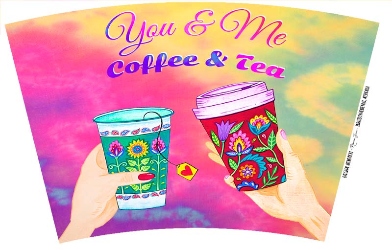 You & Me, Coffee & Tea Travel Mug - Stainless Steel