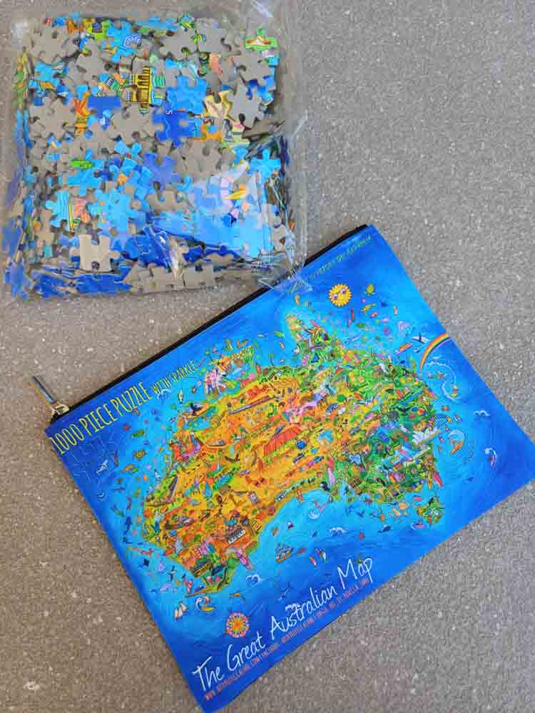 The Great Australian Map 1000 piece Puzzle