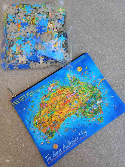 The Great Australian Map 1000 piece Puzzle