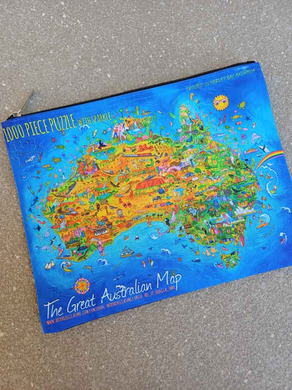 The Great Australian Map 1000 piece Puzzle