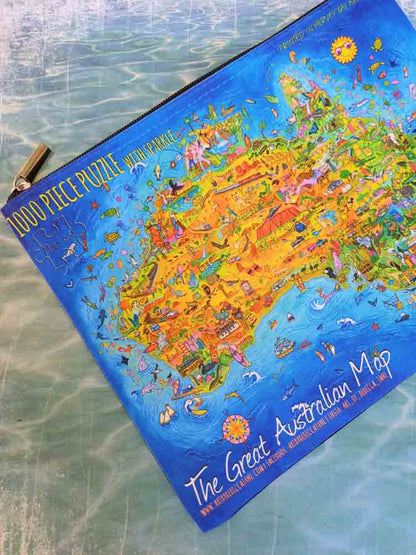 The Great Australian Map 1000 piece Puzzle